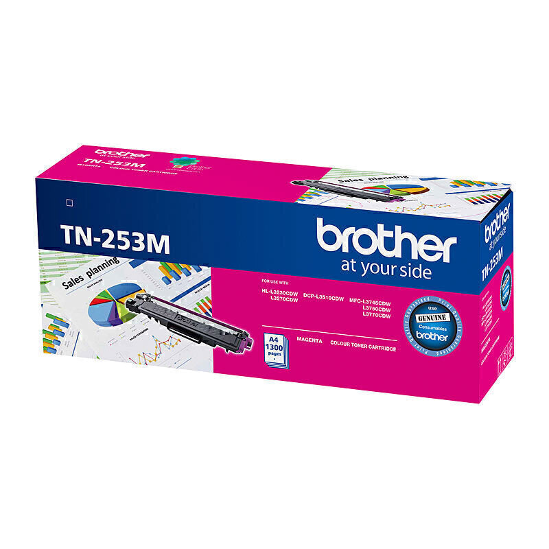 Brother TN-253M Magenta Toner Cartridge