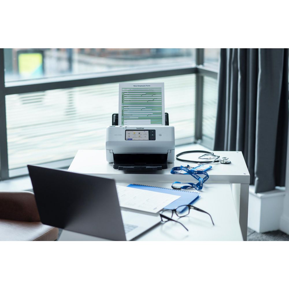 Brother ADS-4700W Professional Wireless Desktop Document Scanner A4 Duplex Touchscreen