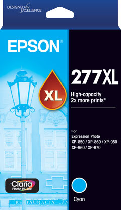 277XL - High Capacity Claria Photo HD - Cyan Ink Cartridge