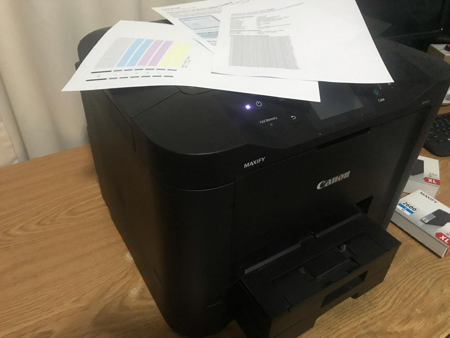 Canon MB5460 Demo machine with brand new extra one set of genuine inks
