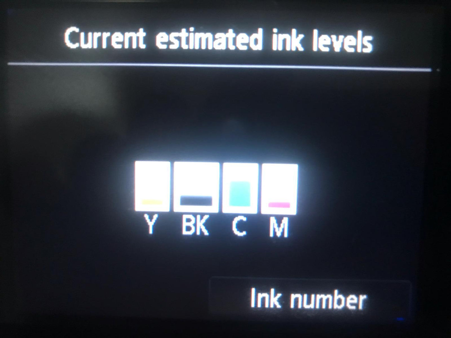 Canon MB5460 Demo machine with brand new extra one set of genuine inks