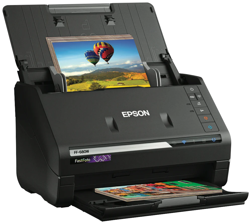 EPSON FastFoto FF-680W Scanner Wireless High-speed Photo Scanning System