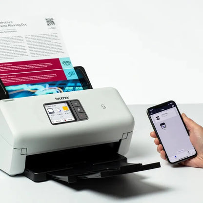 Brother ADS-3350W Desktop Wired & Wireless Network Document Scanner
