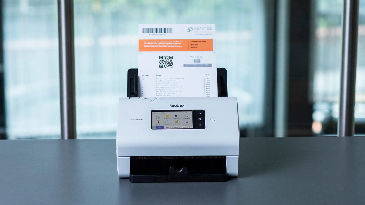 Brother ADS-4900W Professional Desktop Document Scanner