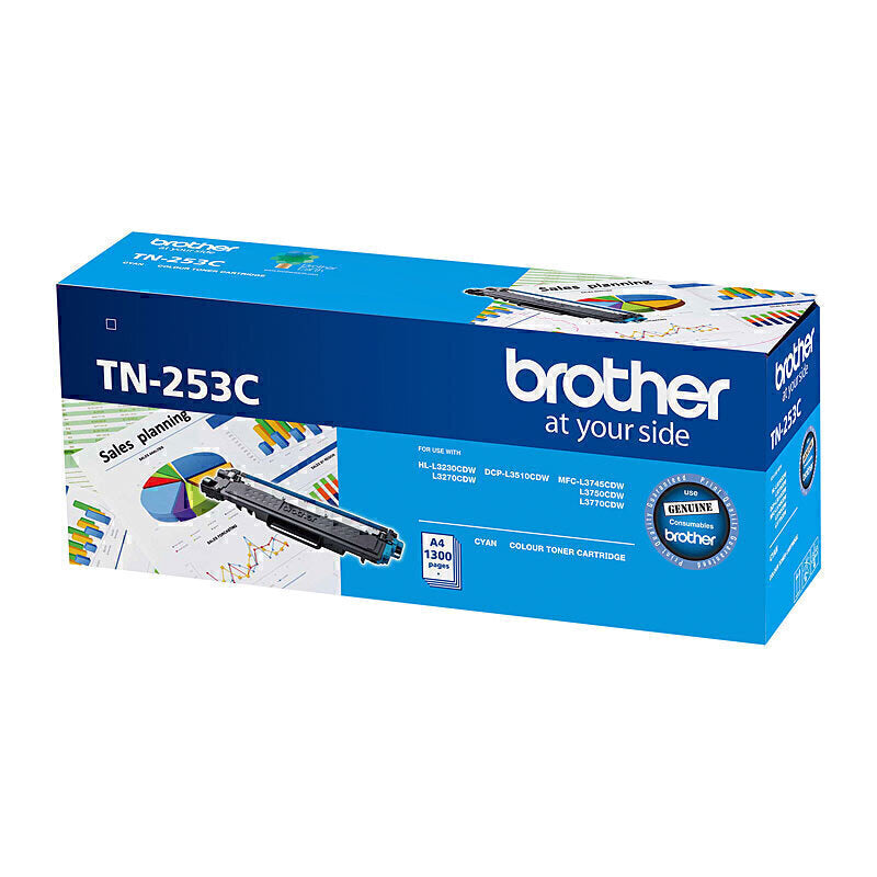 Brother TN-253C Cyan Toner Cartridge