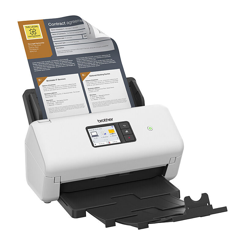 Brother ADS-3350W Desktop Wired & Wireless Network Document Scanner