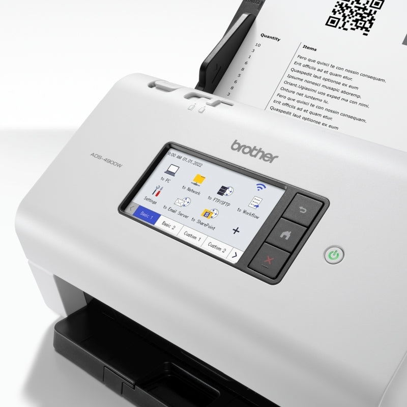 Brother ADS-4900W Professional Desktop Document Scanner