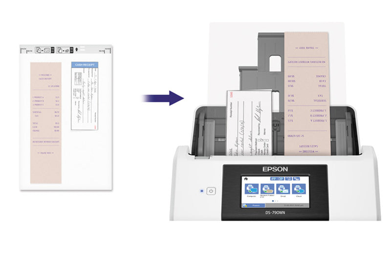 EPSON WorkForce DS-790WN Wireless Network Colour Document Scanner