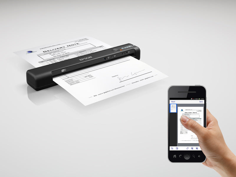 Epson WorkForce ES-60W Wi-Fi Portable Sheetfed Document Scanner