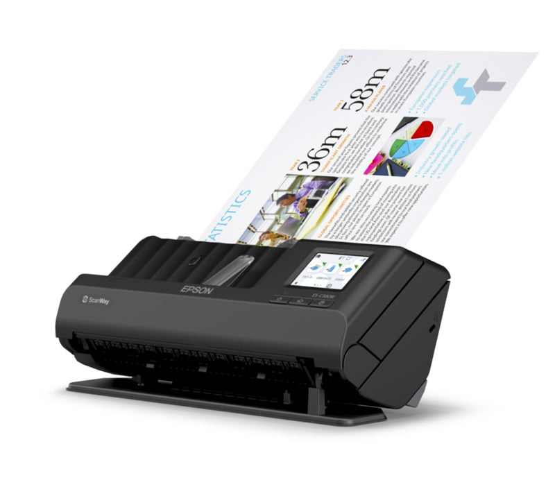 Epson WorkForce ES-C380W Wi-Fi Portable A4 Sheet-fed Document Scanner