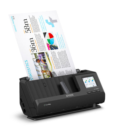 Epson WorkForce ES-C380W Wi-Fi Portable A4 Sheet-fed Document Scanner