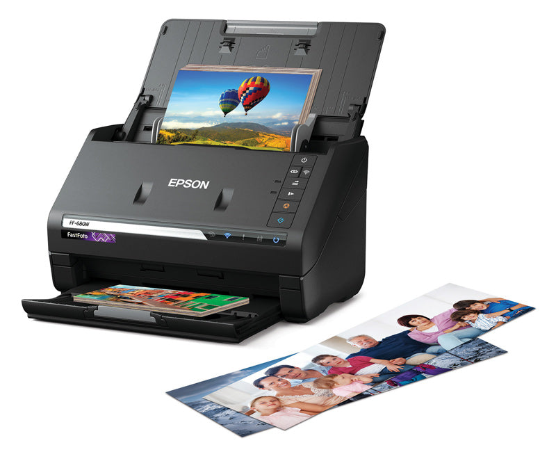 EPSON FastFoto FF-680W Scanner Wireless High-speed Photo Scanning System