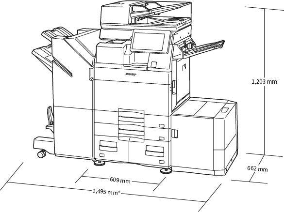 SHARP BP-70C65 65ppm Digital Full Colour Photocopier MFP